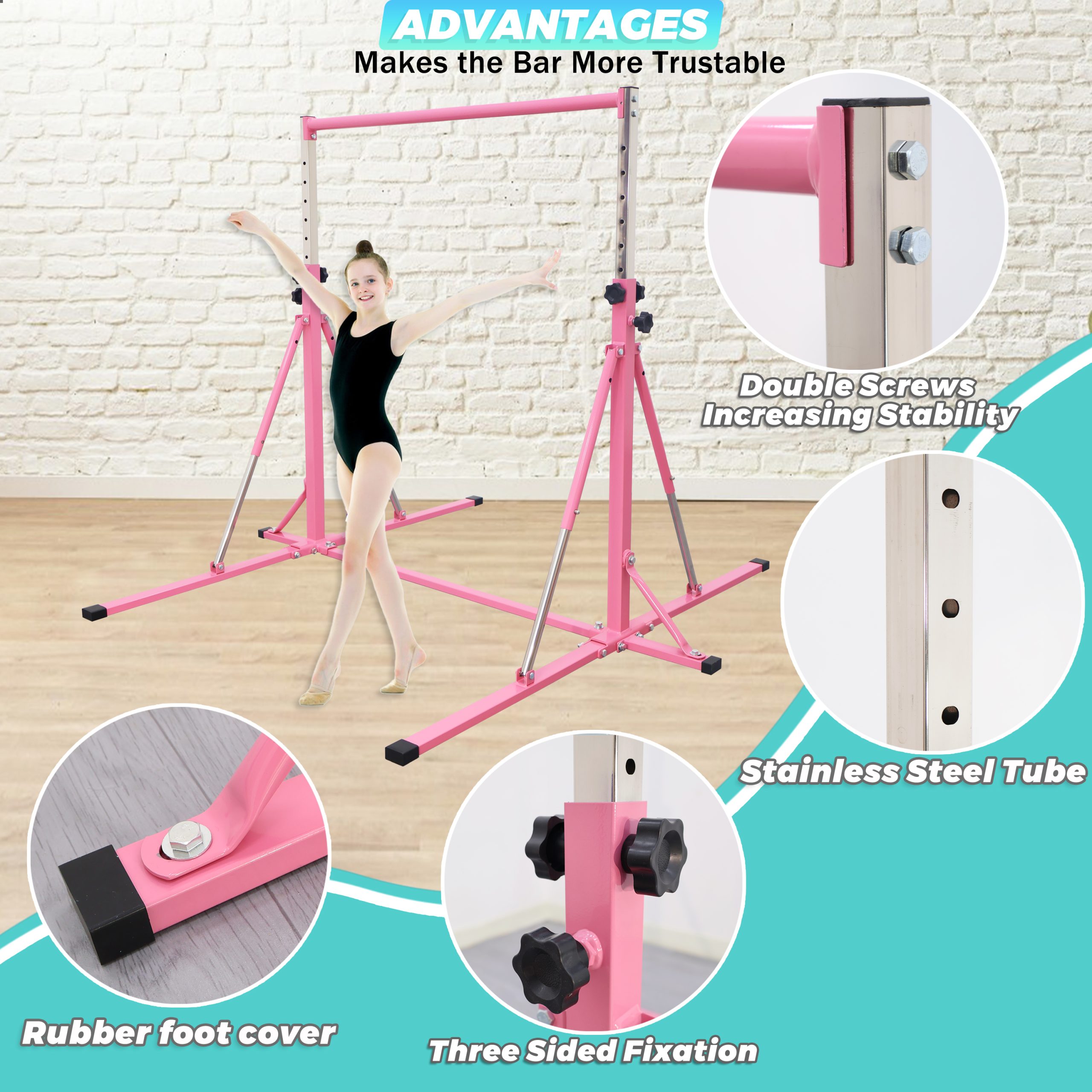 Multifunctional children's gymnastics bar - Image 9